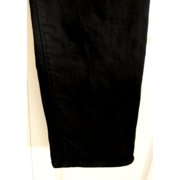 Talbots Women's Jeans Straight Leg High Rise Stretch Black Denim - 16 (38 x30.5) - Picture 3 of 8